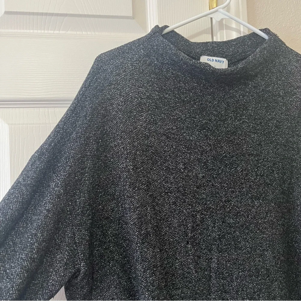 Old Navy Charcoal Knit Long Sleeve Top Size XL